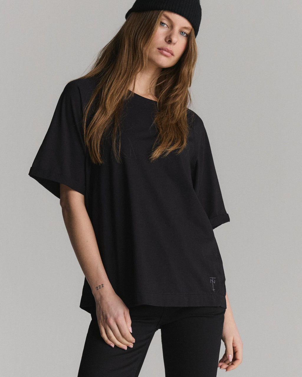 Tenue. Alex Black T-shirt S/S Women