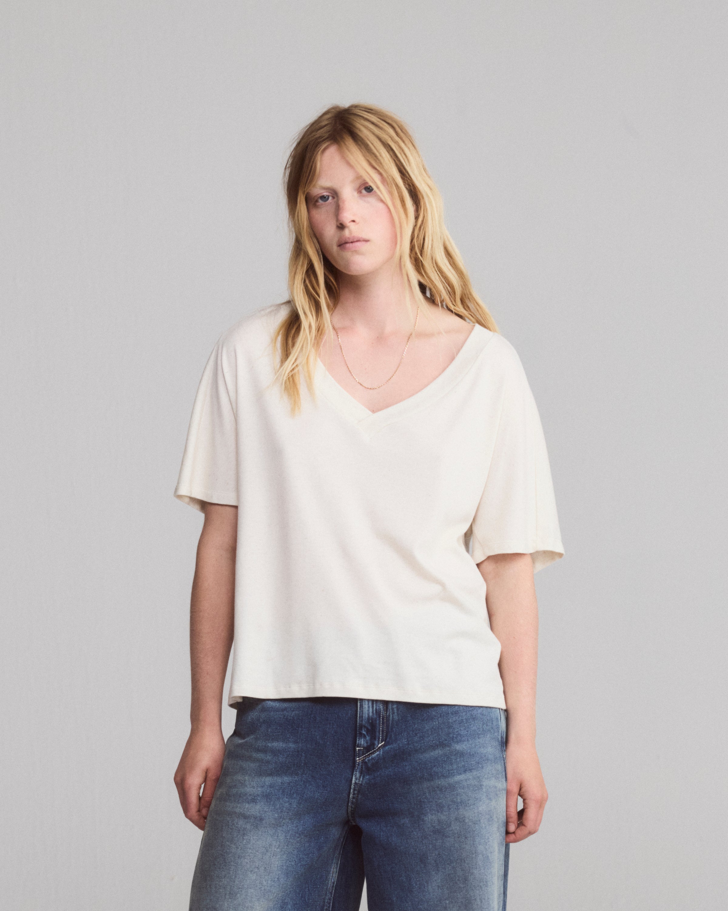 Tenue. Vi T-Shirt White T-shirt S/S Women