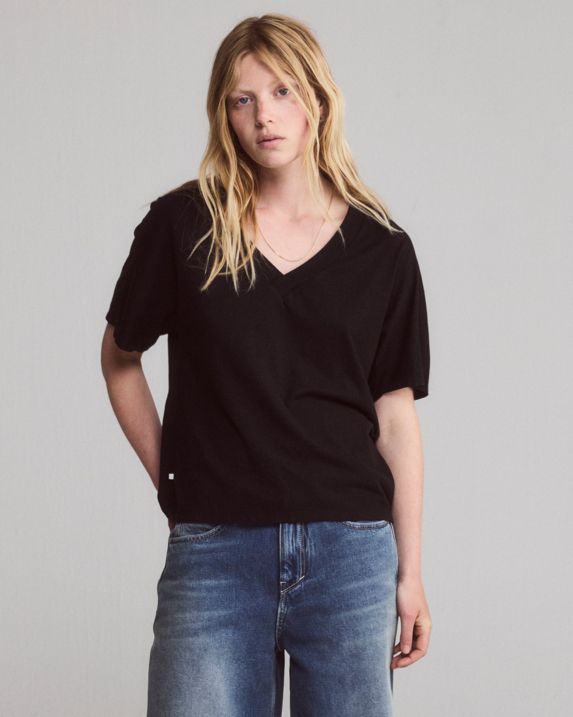 Tenue. Vi T-Shirt Black T-shirt S/S Women