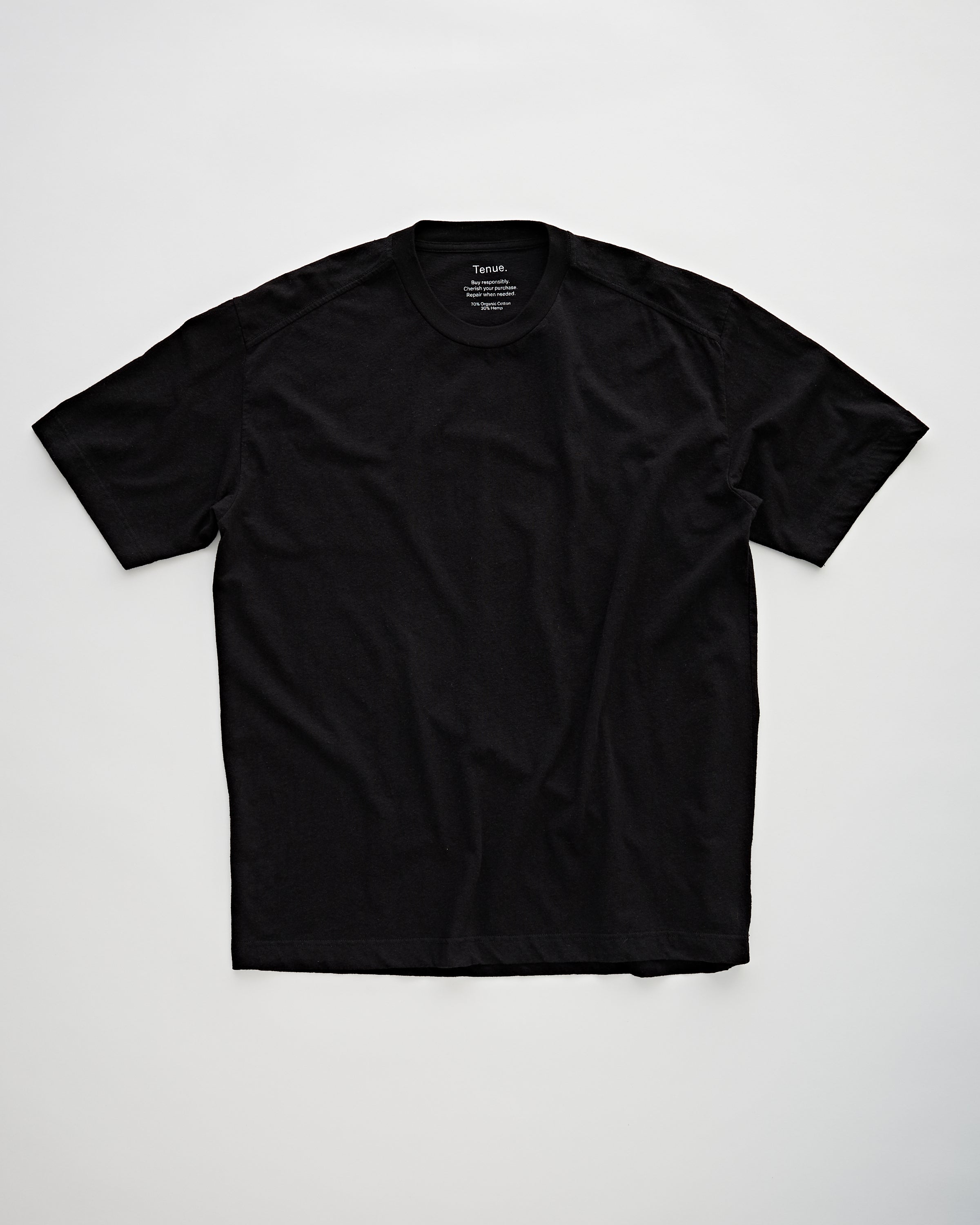 Tenue. Bruce Light Weight T-shirt Black T-shirt S/S Men