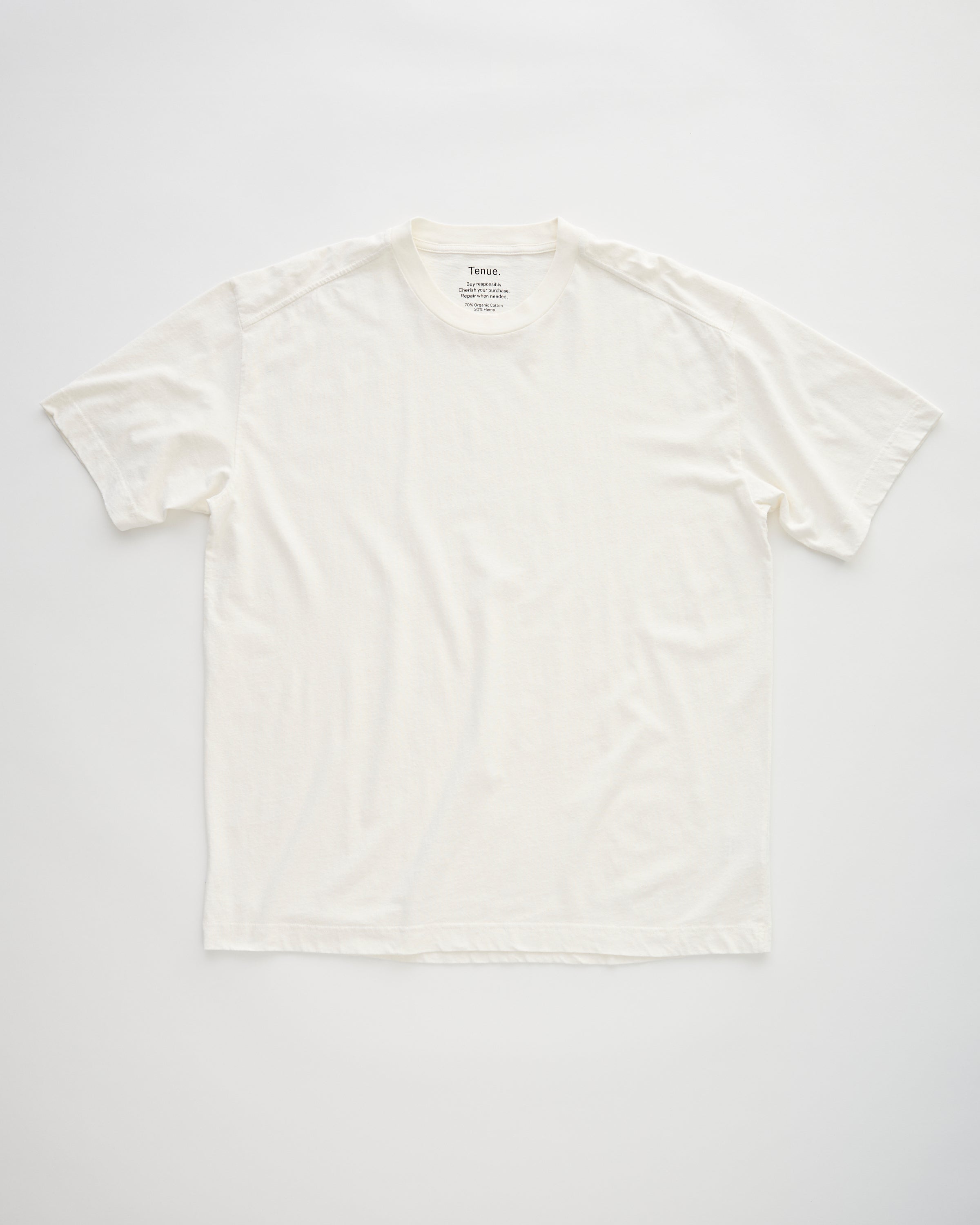 Tenue. Bruce Light Weight T-shirt White T-shirt S/S Men