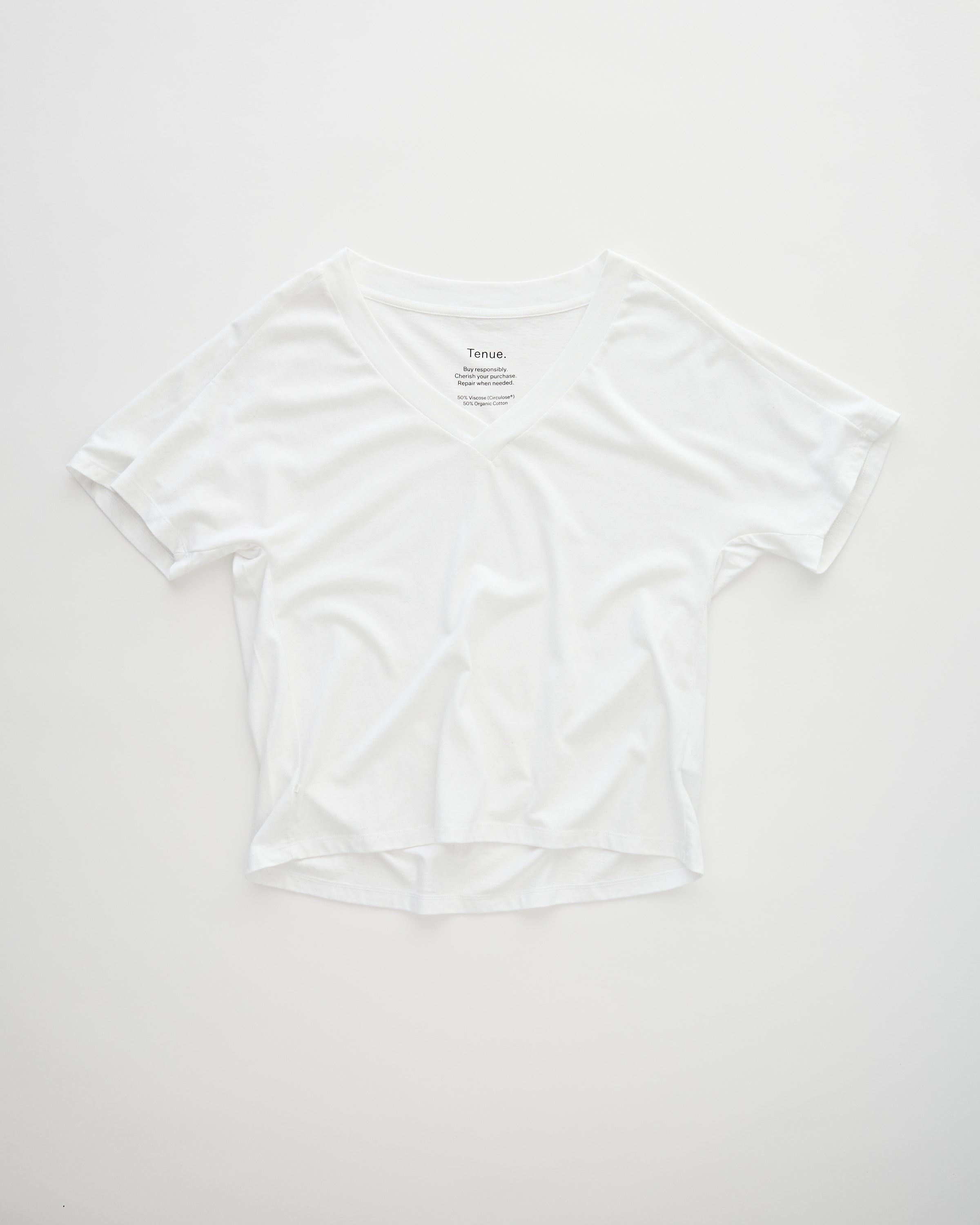 Tenue. Vi T-shirt White T-shirt S/S Women