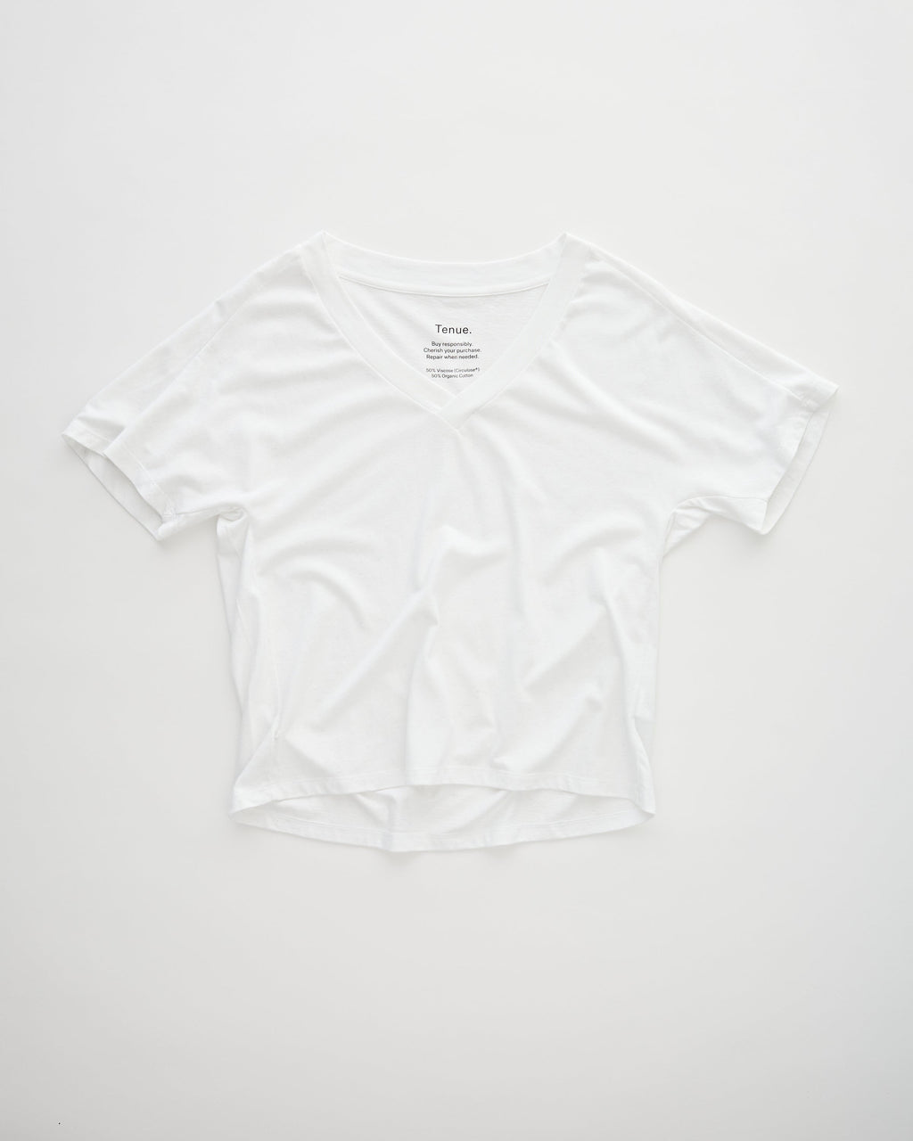 Tenue. Vi T-shirt White T-shirt S/S Women