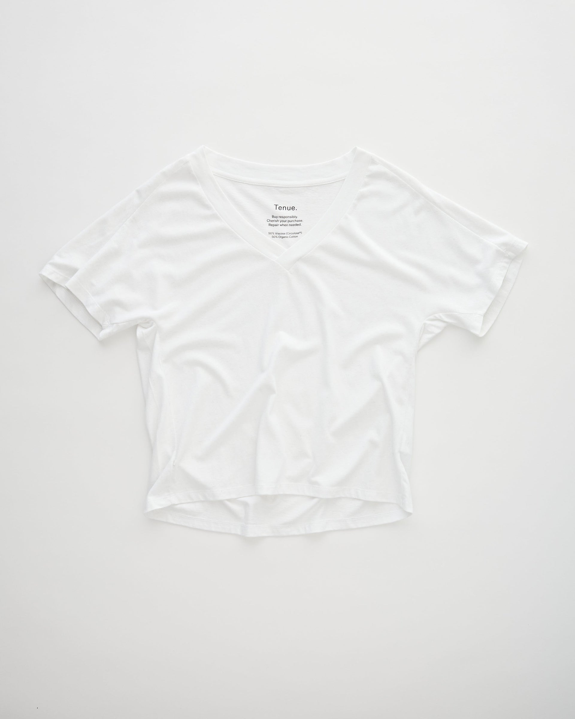 Tenue. Vi T-shirt White T-shirt S/S Women